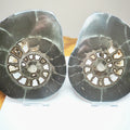Polished Split Hildoceras Ammonite Fossil Pair – Whitby Jurassic, Yorkshire Coast