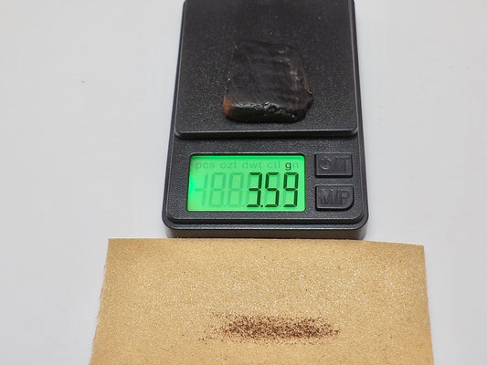 Raw Whitby Jet Specimen (3.5g) – Authentic Whitby Jet