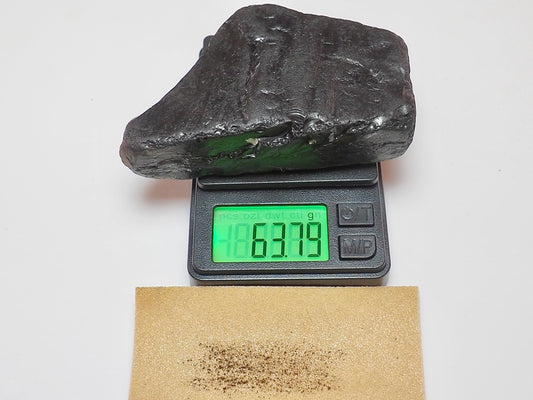 Raw Whitby Jet Specimen (63g) – Authentic Whitby Jet